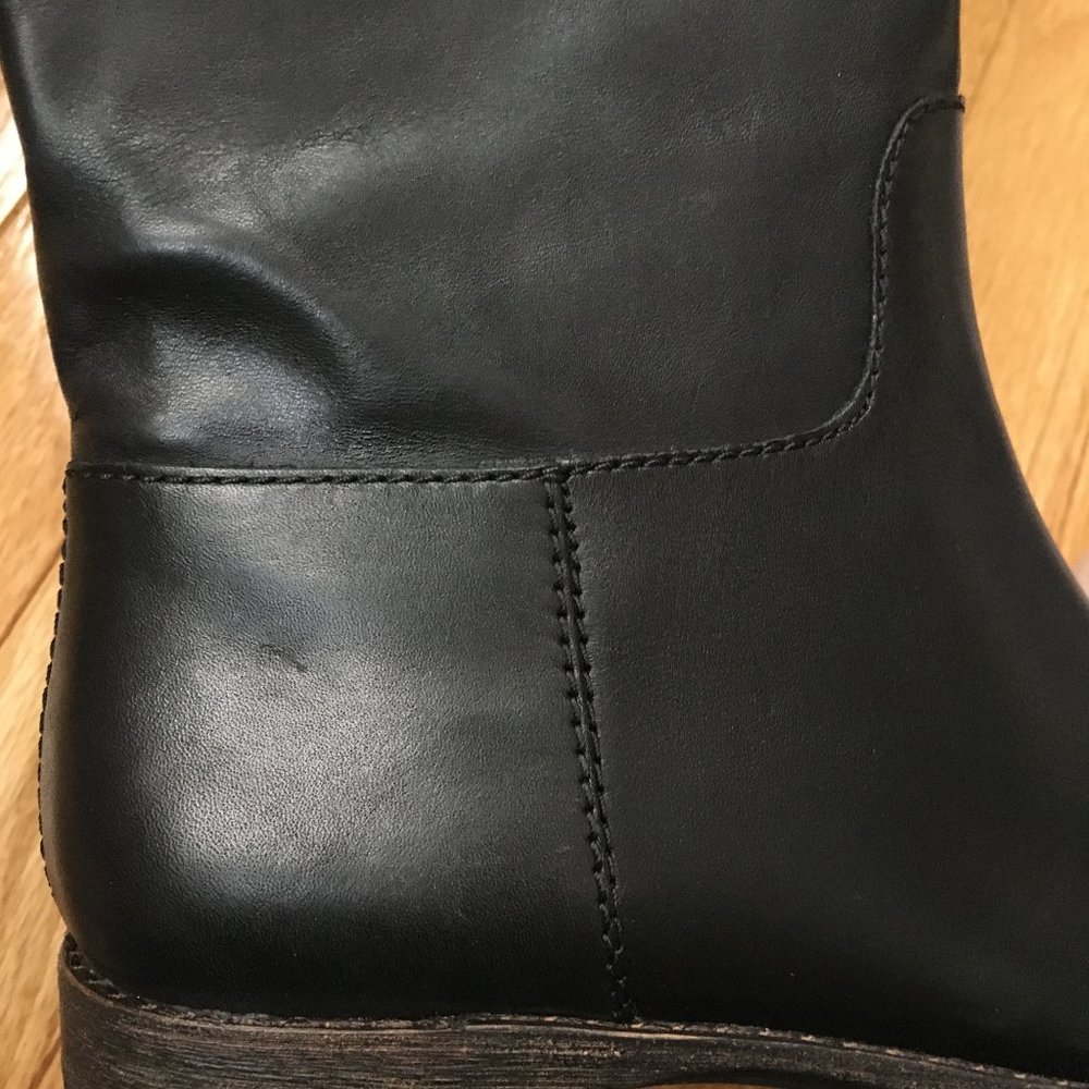 NWT COACH Martta Black Leather Boots Size 6 - Picture 8 of 10